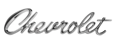 New Trim Parts Rear Trunk Lid Script Emblem / FOR 1969-1970 Chevy Bel Air Deck - Image 1 of 4