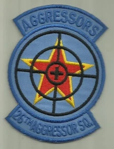 26TH AGGRESSORI SQ USAF PATCH AB COLORADO CACCIA AEREO PILOTA SOLDATO USA FLY - Foto 1 di 2