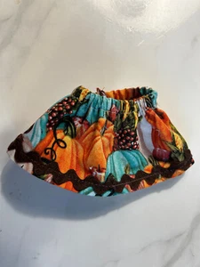 Halloween Azul Naranja Calabaza Falda se adapta a 12 pulgadas Estante Sentado Elfo Muñeca o Pixie - Imagen 1 de 1