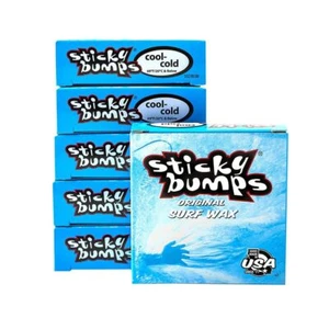 6 Pack Sticky Bumps Eco Friendly Surf Wax for All Water Temperatures - Picture 1 of 6
