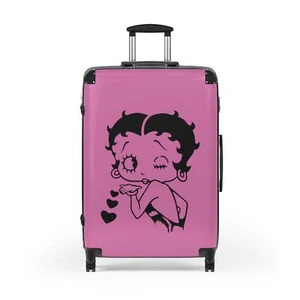 BETTY BOOP Pink Suitcase - Picture 1 of 13