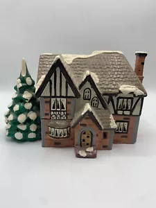 Vintage Department 56 Highland Village House Building - Picture 1 of 6