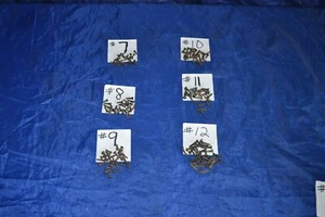 TORNILLOS PARA ARMARIOS DE COSER CABEZA REDONDA DIFERENTES TAMAÑOS USADOS EN BUEN ESTADO - Imagen 1 de 13
