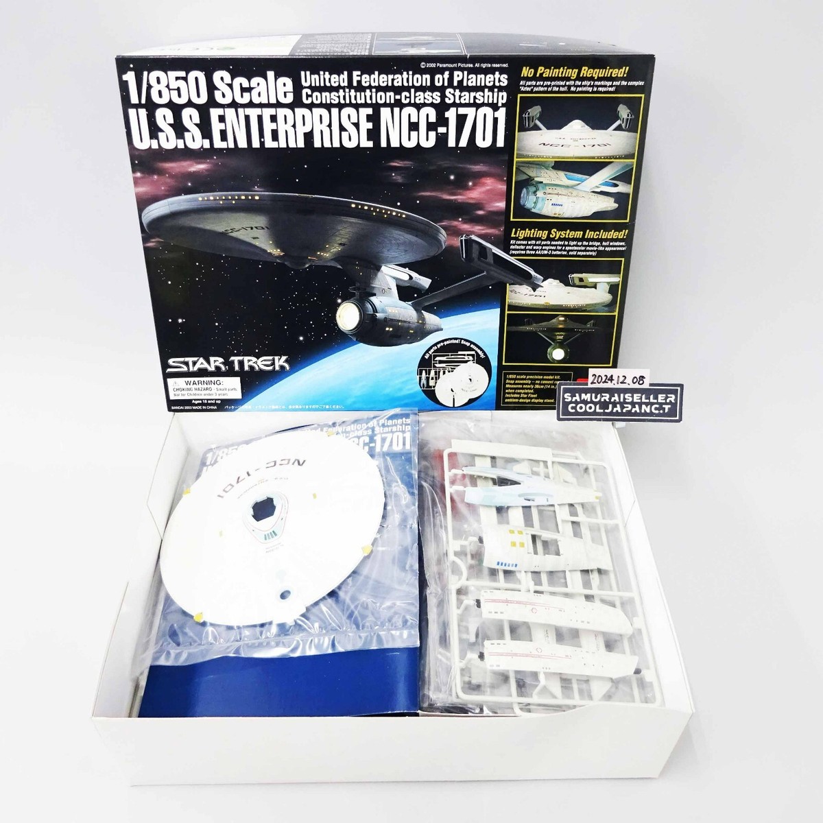 Bandai Star Trek 1/850 USS Enterprise NCC-1701 Plastic MODEL