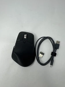 Logitech MX Master 3S bluetooth bezprzewodowa mysz laserowa czarna z kluczem sprzętowym usb - Zdjęcie 1 z 5