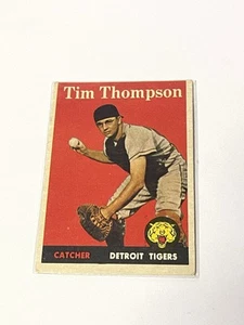 1958 Topps #57 Tim Thompson CREASED  **033424 - Picture 1 of 2