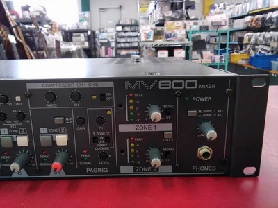 Yamaha MV800 Audio Mixer Compressor Gate 2 Master Outputs Used - Image 1 of 4