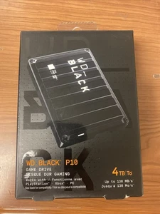 Western Digital Black P10 4TB, External Hard Drive NEW AND FREE SHIPPING - Afbeelding 1 van 6