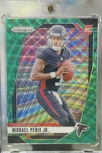 ๐ฅ2024 Panini Prizm Michael Penix Jr. #378 Green Wave Prizm (RC) - ATL Falcons - Picture 1 of 12