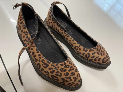 Correa de tobillo de ballet con estampado de leopardo TUX Creeper talla 7 Foto 1 de 3