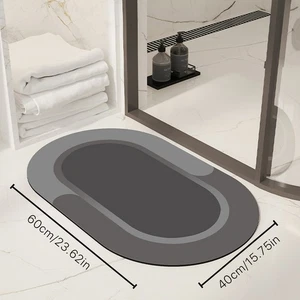 Antirutsch Badematten für Badezimmer Kieselgur Badematte - Bild 1 von 14