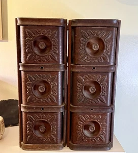 Antique Singer Sewing Drawers Set Of 6 With Cabinets  - Picture 1 of 7