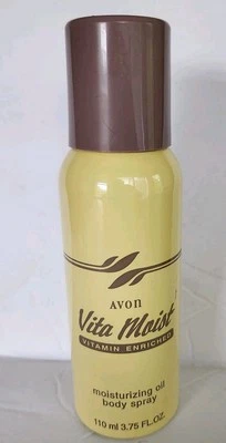 Vintage 1993 Avon Vita Óleo Hidratante Corporal Spray Vit E,A,D 3,75 fl.oz Novo - Imagem 1 de 2