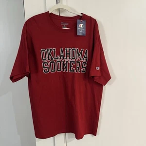 Champion Oklahoma Sooners T Shirt New With Tags NWT XL OU Norman Oklahoma  - Picture 1 of 6