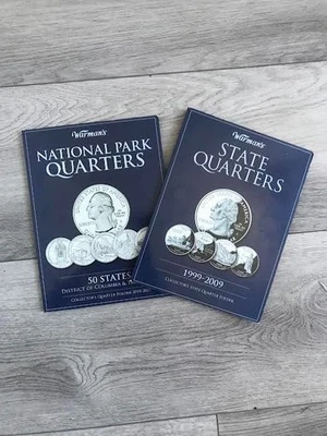 +100 Quarters on Both Warman's Sets of Quarters (National Park & State Quarters) - Image 1 of 4