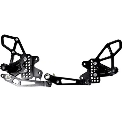 Vortex Adjustable Rear Set - Black RS198K DUCATI Superbike 848 EVO 848 1098 etc - Image 1 of 4