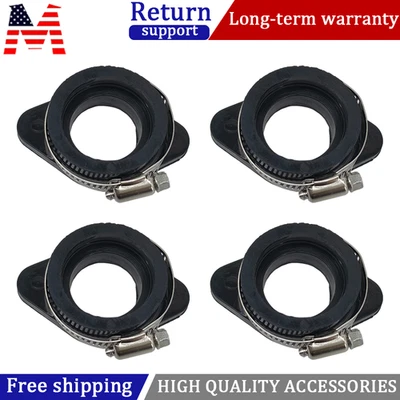 4pcs Intake Manifold Boot For Kawasaki KZ1000 1000 CSR LTD GPz KZ1100 Foto 1 de 4