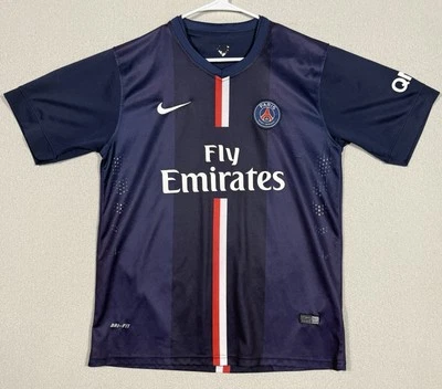 Zlatan Ibrahimovic #10 Men’s Sz L Nike Paris Saint-Germain Soccer Jersey 2014 - Image 1 of 4
