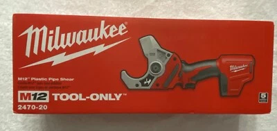 New Milwaukee 2470-20 12V M12 Cordless Lithium-Ion Plastic Pipe Shear (NIB) BT - Image 1 of 4