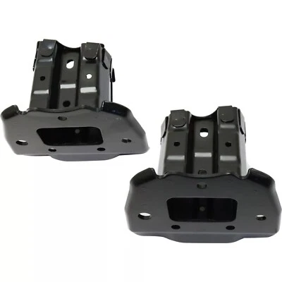 Rear Left & Right Bumper Bracket 2Pc For 2013-2017 Nissan Altima Steel Black - Image 1 of 4