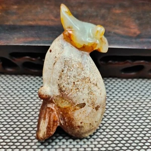 Chinese jade,collectibles,manual sculpture,Rare Ancient jade statue pendentH514 - Picture 1 of 6