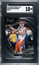 2021 Panini Chronicles Draft #258 Trevor Lawrence Select Rookie Card SGC 10