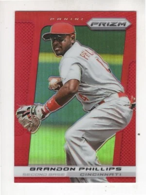 Panini Prizm Brandon Phillips Red Prizm #111 2013 Foto 1 de 2