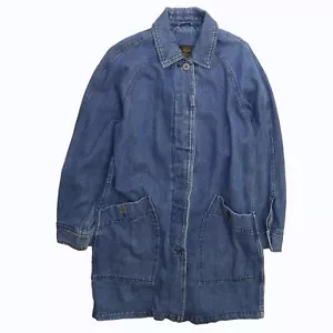 Giacca cappotto denim vintage Eddie Bauer donna taglia media - Foto 1 di 6
