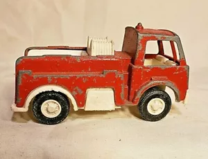 Vintage 1970 die cast metal / plastic Pumper Fire Truck Tootsie toy Chicago - Picture 1 of 9