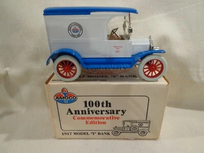 ERTL 1917 MODELO T FORD BANCO CON LLAVE AMOCO ESCALA 1/25 Foto 1 de 4