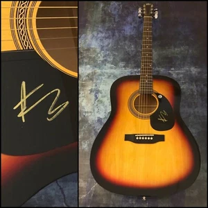 GFA Drunk Me * MITCHELL TENPENNY * Signed 41" Full Size Acoustic Guitar COA - Foto 1 di 6