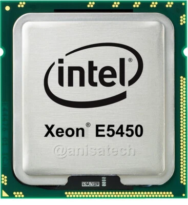 Intel Xeon E5450 4 Core 3.0GHz 12MB L2 Cache LGA771 80W CPU Processor SLBBM     - Image 1 of 3