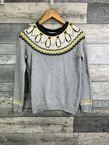 Jersey tejido Boden Penguin para mujer talla UK 10 gris hadas Navidad - Imagen 1 de 9