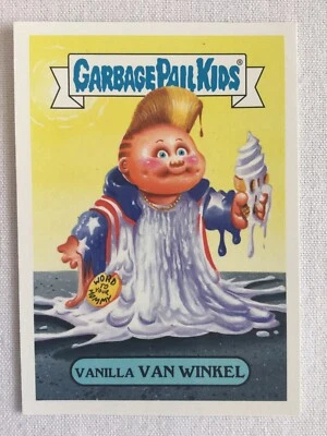 Garbage Pail Kids 2019 Topps Sticker We Hate The 90s Music Vanilla Van Winkel 1b - Image 1 of 2