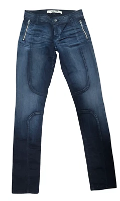 Kill City dark wash 30W women's skinny jeans 32" inseam Foto 1 de 3