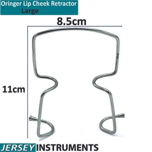 Surgical Oringer Lip Cheek Retractor Large Size Self Dental Retaining Metal Wire - Picture 1 of 6