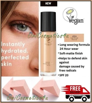 Oriflame Giordani Gold Mineral Foundation Light Beige Neutral + Pink Wedges - Image 1 of 4