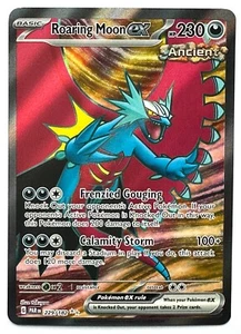 Roaring Moon ex 229/182 - Juego de cartas coleccionables Pokémon - Paradox Rift Holo ultra raro - M/NM - Imagen 1 de 2
