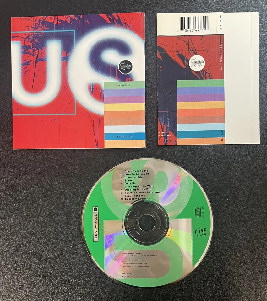 1992 Peter Gabriel: US Near Mint Promo CD w/ Cover Sleeve and Inserts Foto 1 de 4
