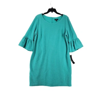 Vestido para mujer R&K Originals verde manga campana funda por encima de la rodilla talla 16 Foto 1 de 4