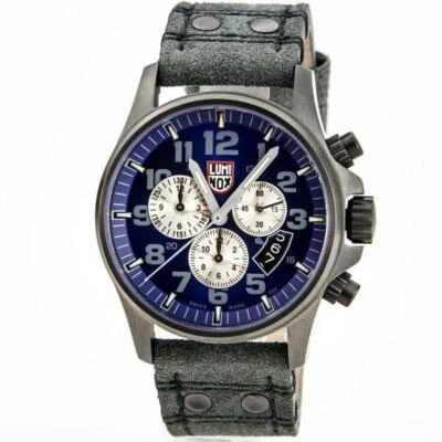 Luminox Atacama Field Chrono 42mm Steel Blue Dial Men's Quartz Watch XL.1843 - Image 1 of 4