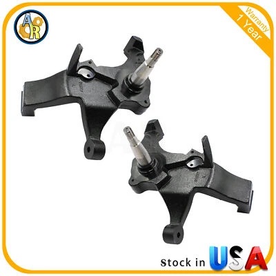 4" Lift Lifting Spindles For 1988-1998 Chevrolet C1500 C2500 With 6 Lugs 2WD Foto 1 de 4