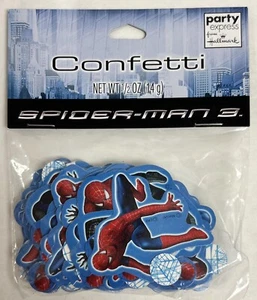 Spider-Man 3 Marvel Superhero Birthday Party Decoration Paper Printed Confetti - Picture 1 of 1