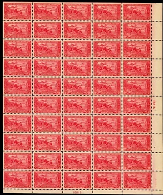 US #618 2c Lexington-Concord 'Birth of Liberty' Full Sheet of 50. MNH F-VF - Image 1 of 4