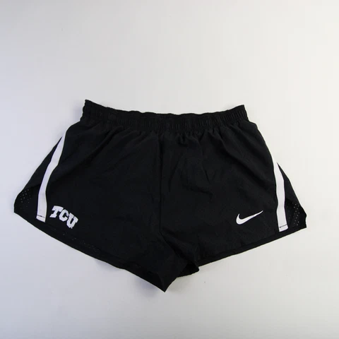 TCU Horned Frogs Nike Dri-Fit Athletic Shorts Women's Black/White Used Cover