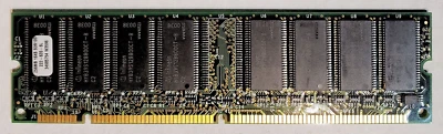 POWMEM 256MB PC-100 SDRAM Memory DIMM, 222-620-6L,  ZD128M38I-B, Refurb - Image 1 of 2