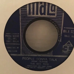 THE BOX TOPS 45 SINGLE vinyl ,I MET HER IN CHURCH / PEOPLE GONNA TALK - Picture 1 of 2