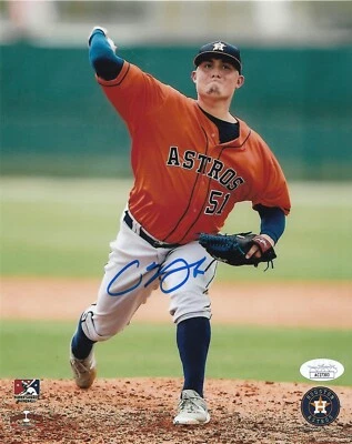 CHAD DONATO Houston Astros Signed Photo COA/JSA - Image 1 of 4