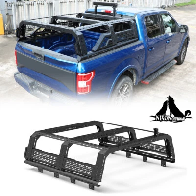 Truck Roll Bar Adjustable Chase Rack For 1999-2025 GMC sierra 1500 2500HD 3500HD Foto 1 de 4