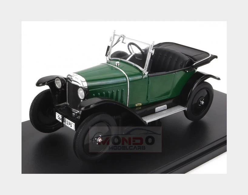 1:24 EDICOLA Opel 4/12 Ps Laubfrosch Cabriolet Open 1924 Red Black AB24P019 - Immagine 1 di 2
